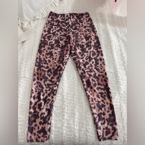 Onzie Pink Leopard High-Waist Leggings